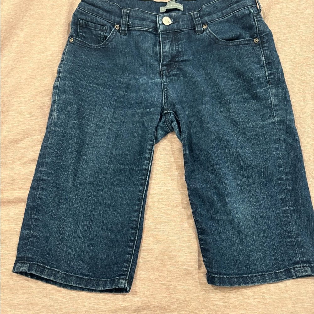 New York & Company Dark Blue Denim Jeans